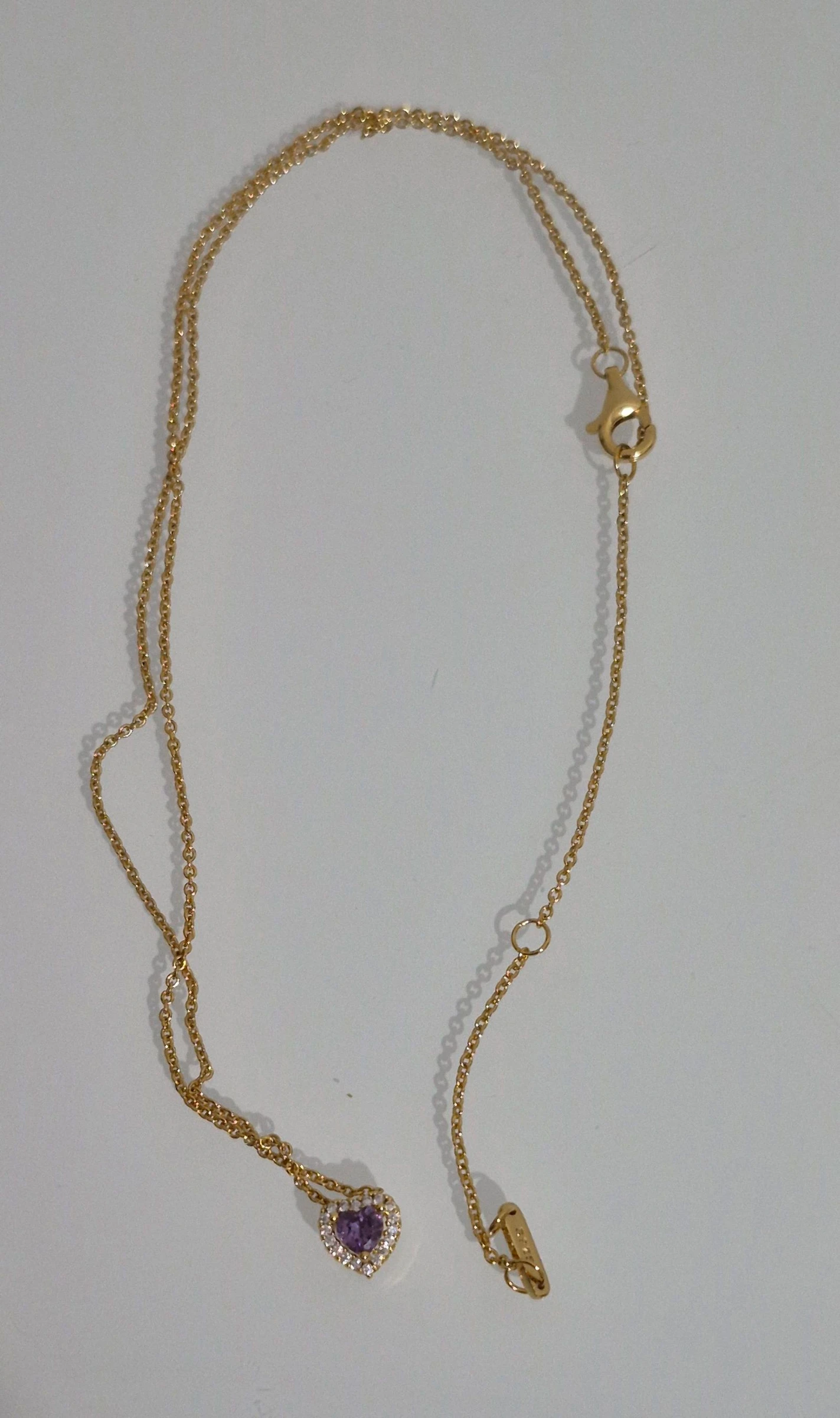 Collar Corazón en Plata Dorada – photo 5
